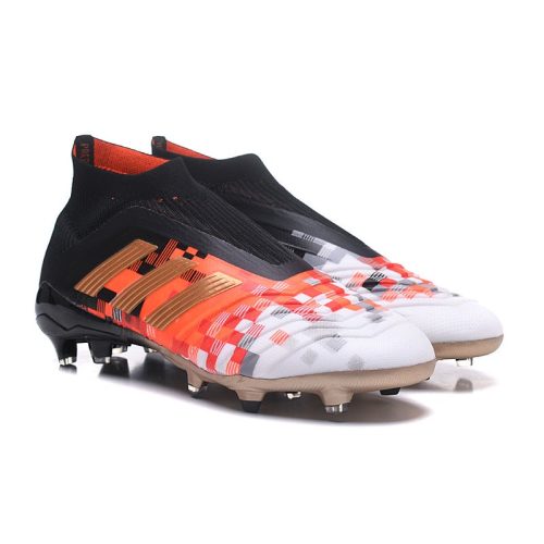 adidas fodboldstøvler til mænd Predator 18+ Telstar FG - Sort Orange_9.jpg
